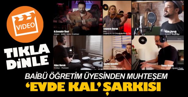 MUHTEŞEM 'EVDE KAL' ŞARKISI