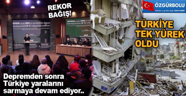 TÜRKİYE TEK YÜREK OLDU