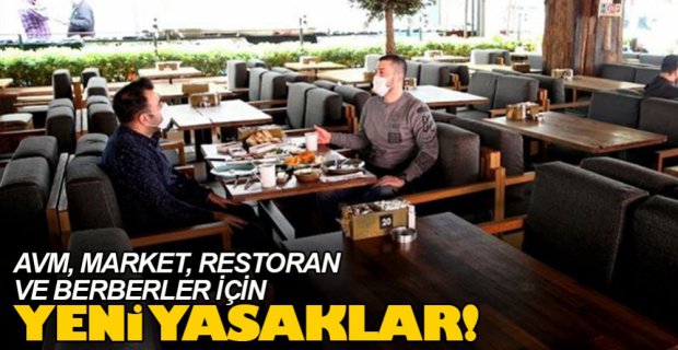 YENİ YASAKLAR GELDİ!