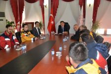 KAHRAMAN EKİPTEN VALİYE ZİYARET