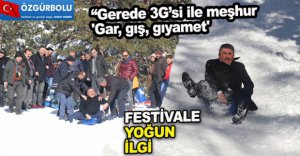 KAR FESTİVALİNE YOĞUN İLGİ