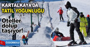 KARTALKAYA'DA TATİL YOĞUNLUĞU
