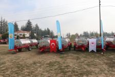 KÖYLERE ÇOK AMAÇLI SU TANKERİ DAĞITILDI