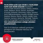 SOKAĞA ÇIKMA YASAĞI GELDİ !