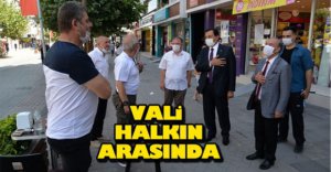 VALİ ÜMİT'TEN ESNAF ZİYARETİ 