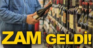 ALKOLLÜ İÇKİYE ZAM GELDİ !