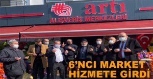 ARTI MARKET 6'NCI ŞUBESİNİ AÇTI
