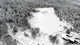 BOLU’DA GÖL BUZ TUTTU
