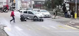 BOLU'DA KAZA ANLARI KAMERALARA YANSIDI
