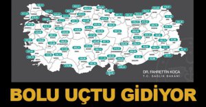 BOLU'DA VAKA SAYILARI UÇUYOR