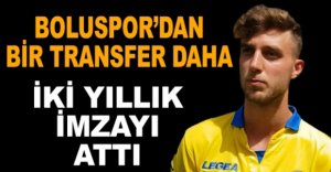 BOLUSPOR'DAN BİR TRANSFER DAHA