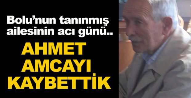 AHMET AMCAYI KAYBETTİK