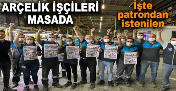 ARÇELİK İŞÇİLERİ MASADA