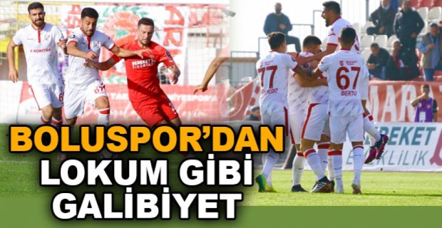 BOLUSPOR'DAN LOKUM GİBİ GALİBİYET