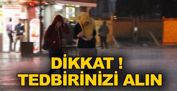 METEOROLOJİ BOLU İÇİN UYARDI