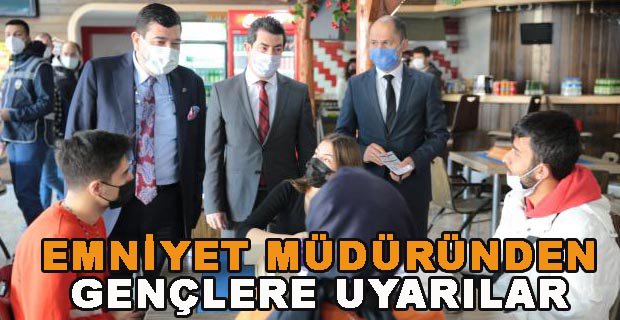 EMNİYET MÜDÜRÜ SAHAYA İNDİ