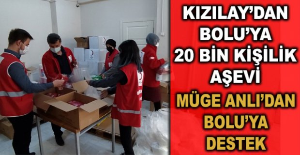 MÜGE ANLI'DAN BOLU'YA DESTEK