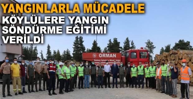 KÖYLÜLER İÇİN YANGIN SÖNDÜRME EĞİTİMİ