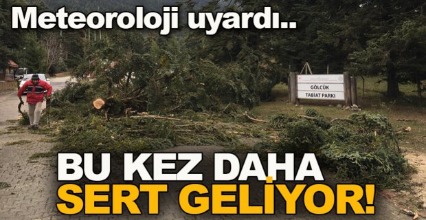KUVVETLİ RÜZGAR VE FIRTINA YOLDA