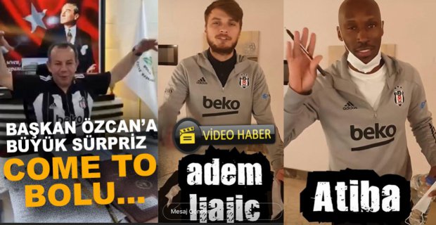 ÖZCAN'A BEŞİKTAŞLI OYUNCULARDAN SÜRPRİZ