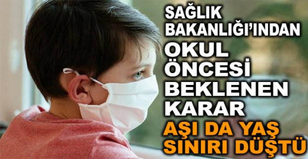 SAĞLIK BAKANLIĞI'NDAN AŞIDA YENİ KARAR