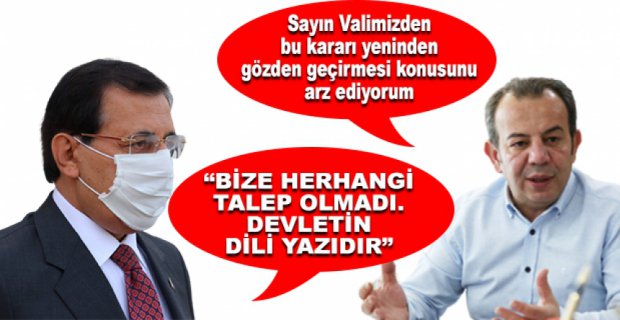VALİ ÜMİT'TEN BAŞKAN ÖZCAN'A CEVAP