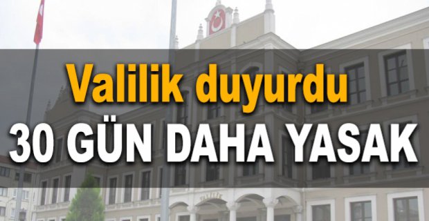 VALİLİK DUYURDU 