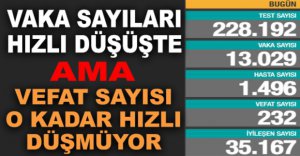 GÜNLÜK KORONAVİRÜS TABLOSU AÇIKLANDI 