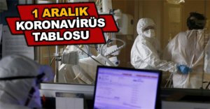 GÜNLÜK KORONAVİRÜS TABLOSU AÇIKLANDI 