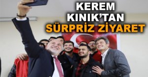 KINIK'TAN SÜRPRİZ ZİYARET
