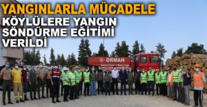KÖYLÜLER İÇİN YANGIN SÖNDÜRME EĞİTİMİ 