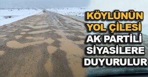KÖYLÜNÜN YOL ÇİLESİ