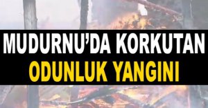 MUDURNU'DA KORKUTAN ODUNLUK YANGINI