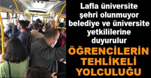 ÖĞRENCİLERİN TEHLİKELİ YOLCULUĞU