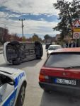 ÖNCE ARAÇLARA ÇARPTI SONRA TAKLA ATTI