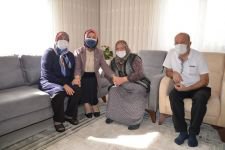 ŞENGÜL ÜMİT ŞEHİT AİLELERİNİ ZİYARET ETTİ