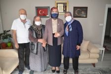ŞENGÜL ÜMİT ŞEHİT AİLELERİNİ ZİYARET ETTİ