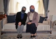 ŞENGÜL ÜMİT ŞEHİT AİLELERİNİ ZİYARET ETTİ