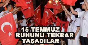 BOLU'DA COŞKULU 15 TEMMUZ TÖRENİ