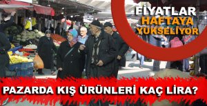 BOLU'DA HAFTAYA PAZAR FİYATLARI YÜKSELECEK 
