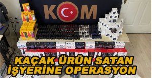 BOLU'DA KAÇAK ELEKTRONİK ÜRÜN SATAN İŞYERİNE OPERASYON