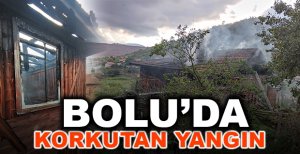 BOLU'DA KORKUTAN YANGIN