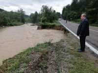 BOLU’DA SEL ALARMI SULAR YÜKSELDİ YOLLAR KAPANDI