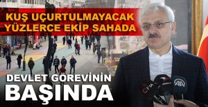 BOLU'DA YILBAŞINDA YÜZLERCE EKİP SAHADA
