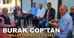 BURAK COP'TAN MİLLETVEKİLLİĞİ SİNYALİ