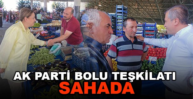 AK PARTİ BOLU TEŞKİLATI SAHADA