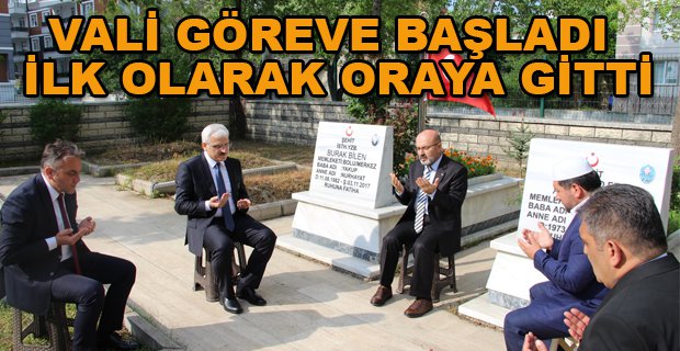 BOLU VALİSİ İLK OLARAK ORAYI ZİYARET ETTİ