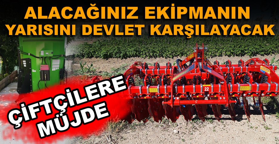 BOLULU ÇİFTÇİLERE MÜJDE...