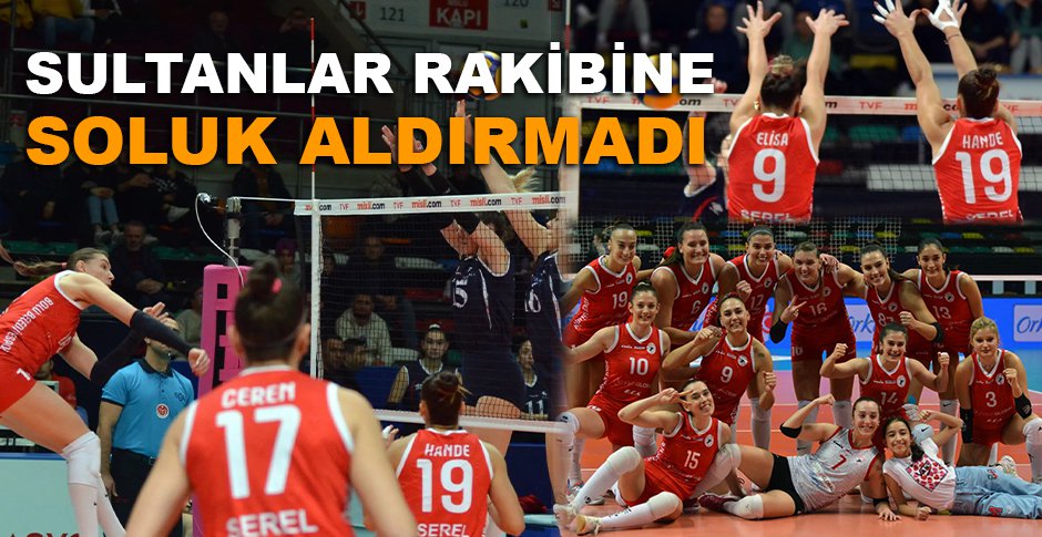 BOLU’NUN SULTANLARI RAKİBİNE SOLUK ALDIRMADI