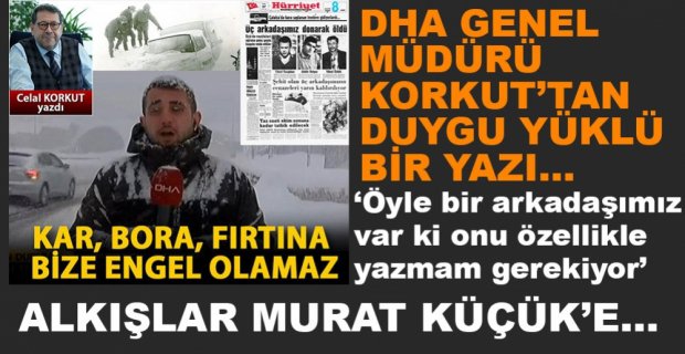 DHA GENEL MÜDÜRÜNDEN KÜÇÜK’E ÖVGÜ DOLU SÖZLER